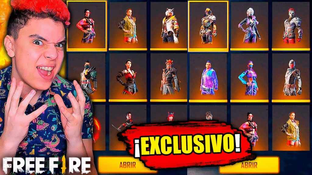 Skins Exclusivas de Free Fire